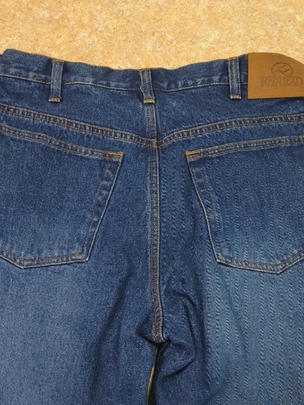 RedHead Black Label Mens Flannel Lined Jeans Nwot 36x30